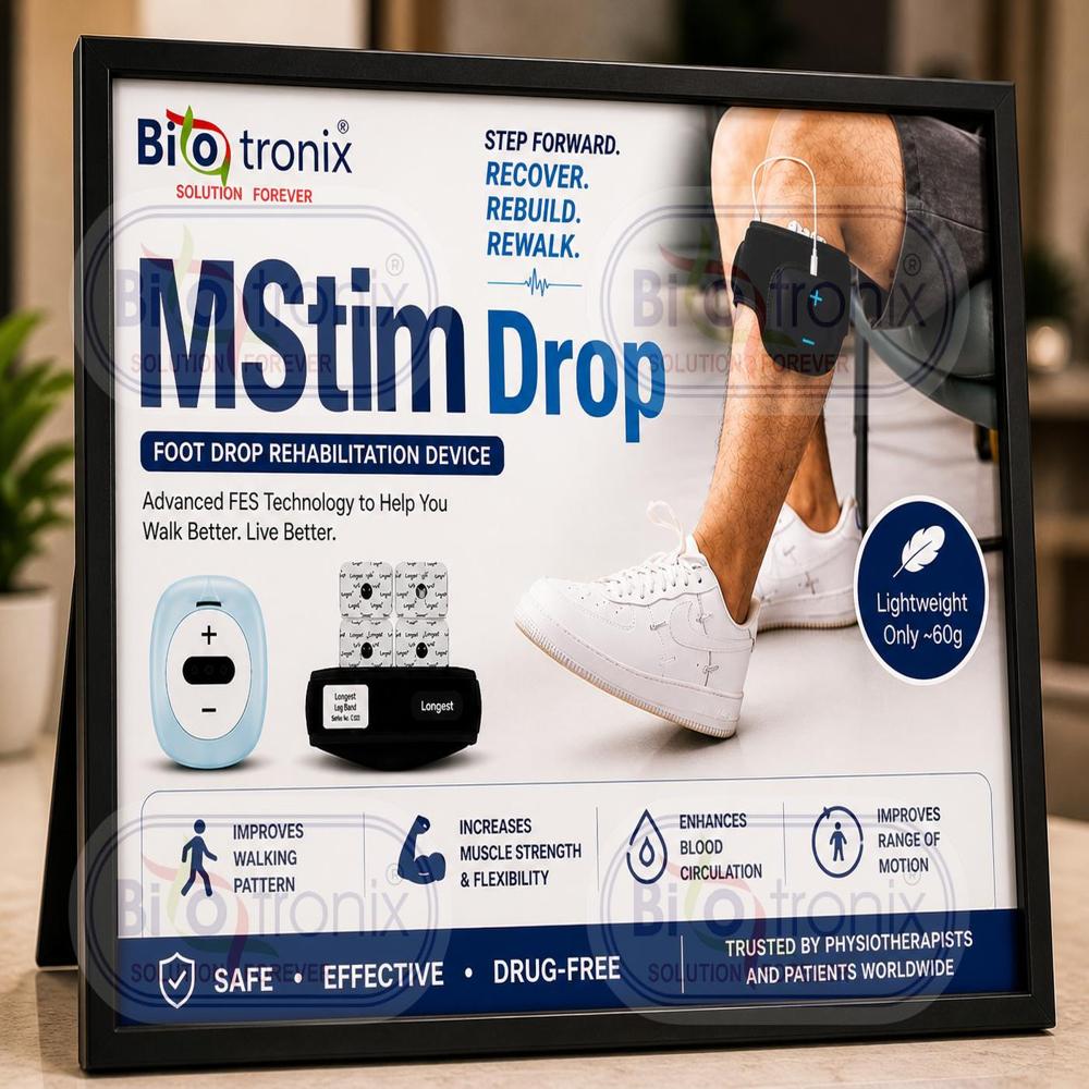 Portable Functional Therapy Device for Foot Drop Correction