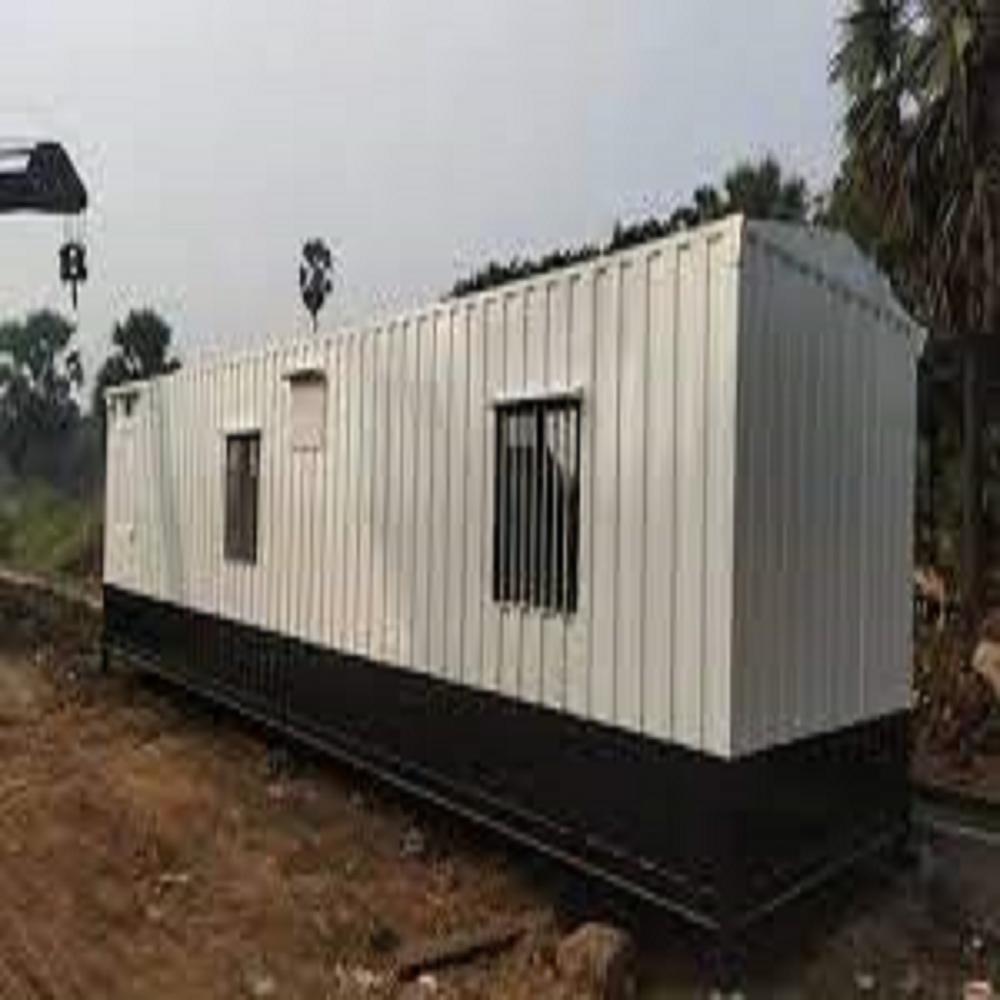 Portable Labour Cabin - Color: White Red