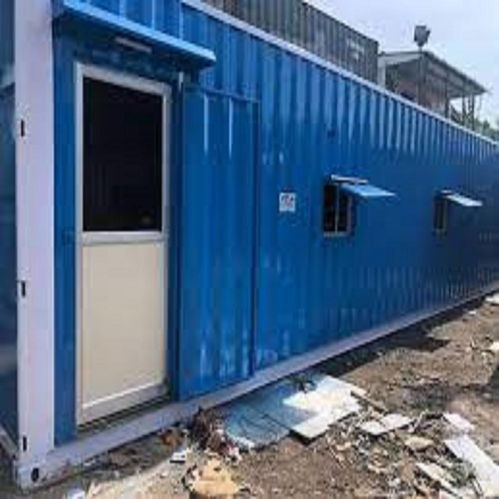 Portable Labour Cabin - Color: White Red