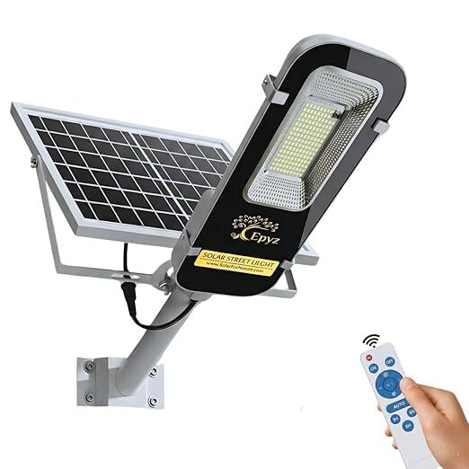 Street Light - Aluminum Die-cast, 475x210x60mm, Cool White 6500k, 6000 Lm, Ip65, 60w, Automatic On/off, Pole Mounted