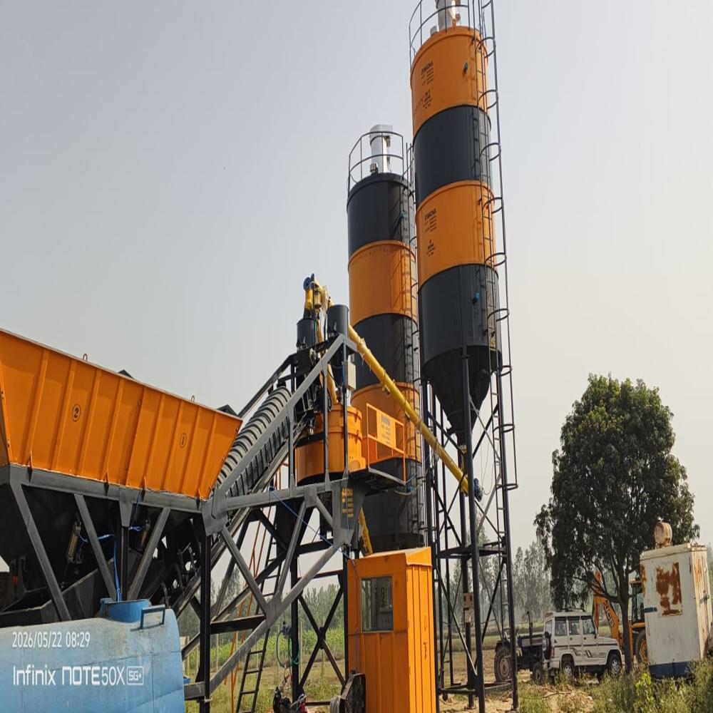 Concrete Batching Plant With Drum Mixer Pan Mixer Twin Shaft Mixer and Planetary Mixer