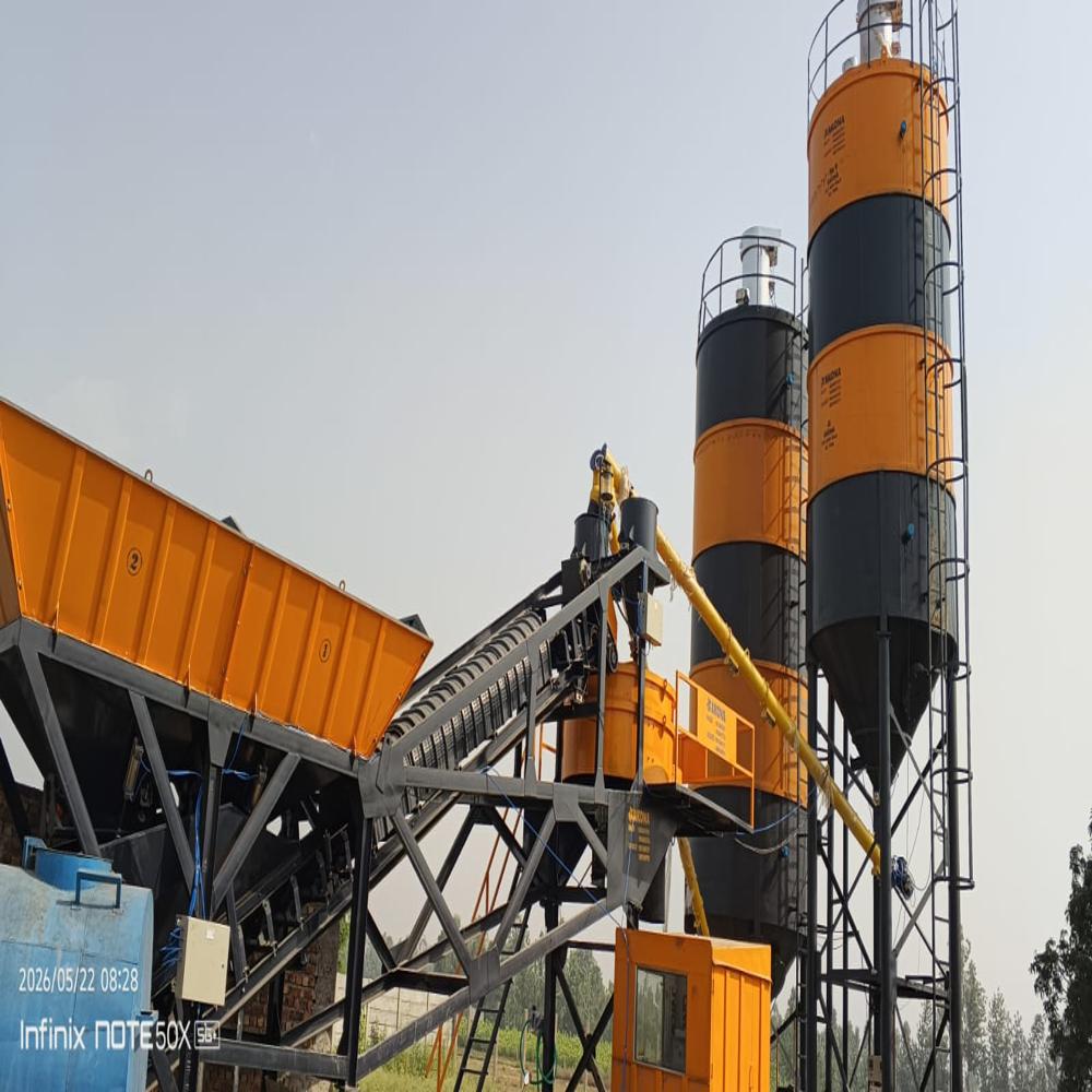 Concrete Batching Plant With Drum Mixer Pan Mixer Twin Shaft Mixer and Planetary Mixer