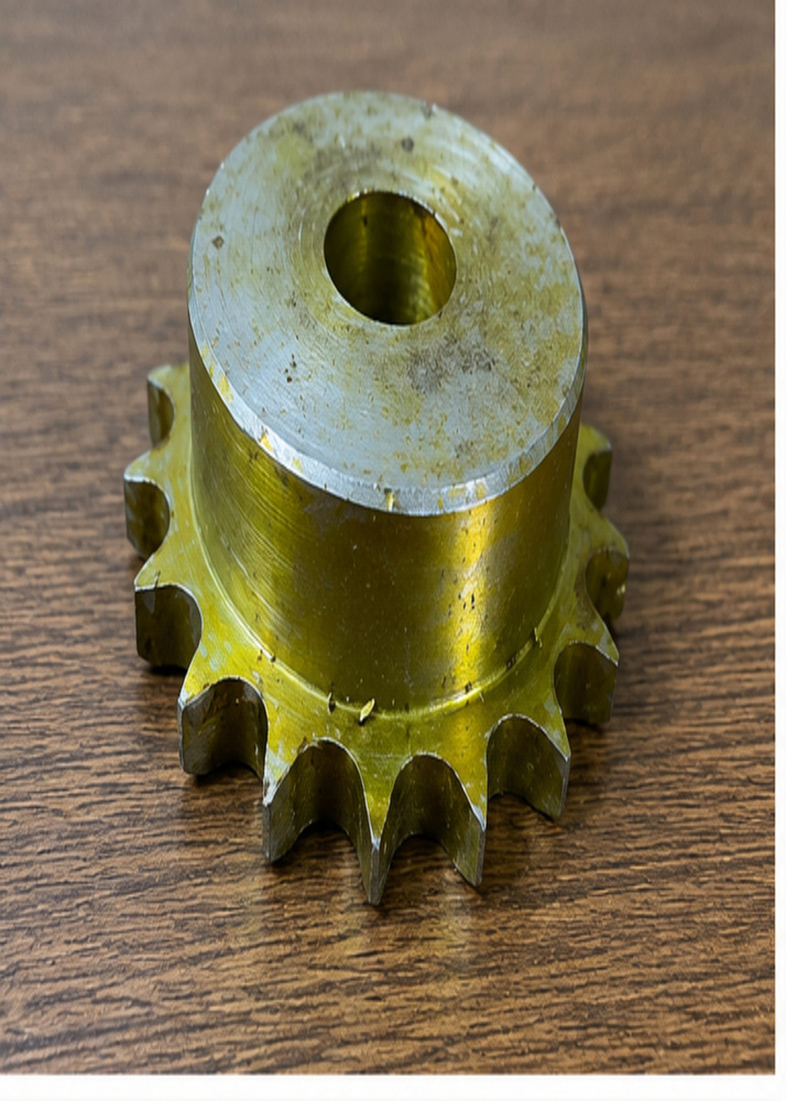 Type B Chain Wheel Sprocket - Cast Iron, 18 Teeth | Polished Surface Treatment, Front Gear Optimization, Warranty Included