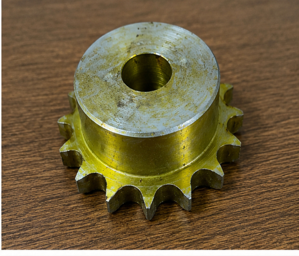 Type B Chain Wheel Sprocket - Cast Iron, 18 Teeth | Polished Surface Treatment, Front Gear Optimization, Warranty Included