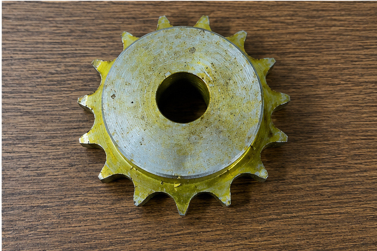 Type B Chain Wheel Sprocket - Cast Iron, 18 Teeth | Polished Surface Treatment, Front Gear Optimization, Warranty Included