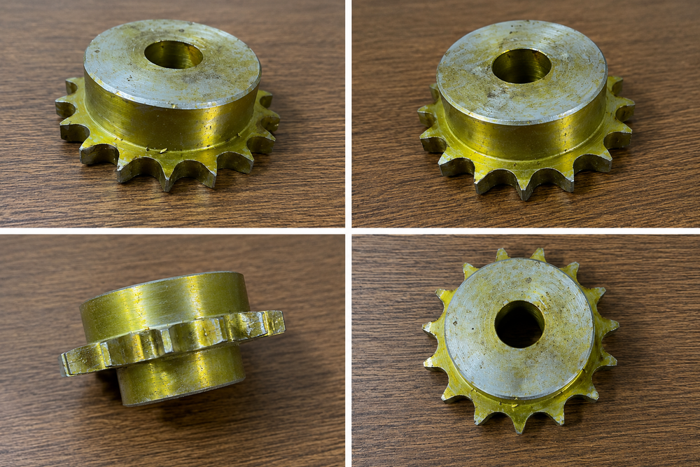 Type B Chain Wheel Sprocket - Cast Iron, 18 Teeth | Polished Surface Treatment, Front Gear Optimization, Warranty Included