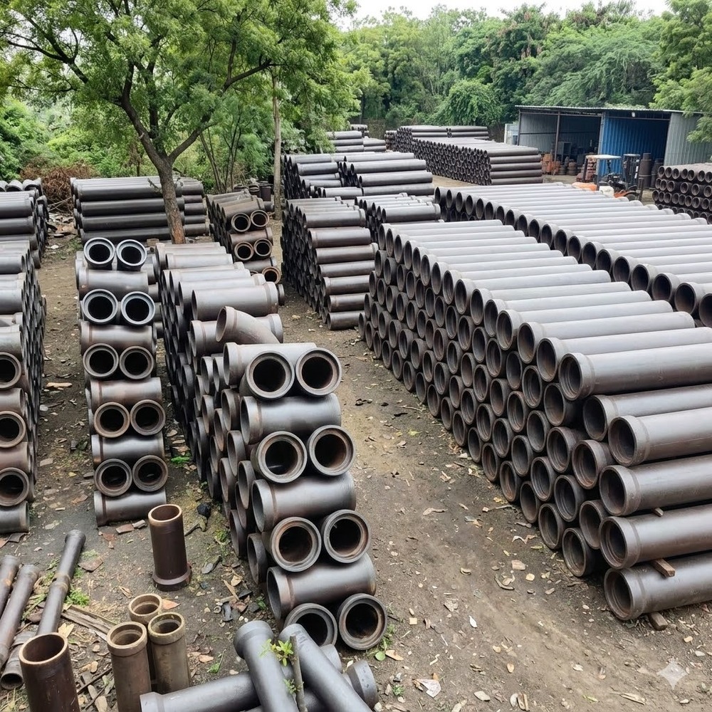 200mm Sw Pipe - Color: Black And Brown
