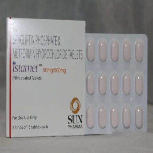 Istamet Sitagliptin Metformin Tablet, Type 2 Diabetes Treatment Medicine
