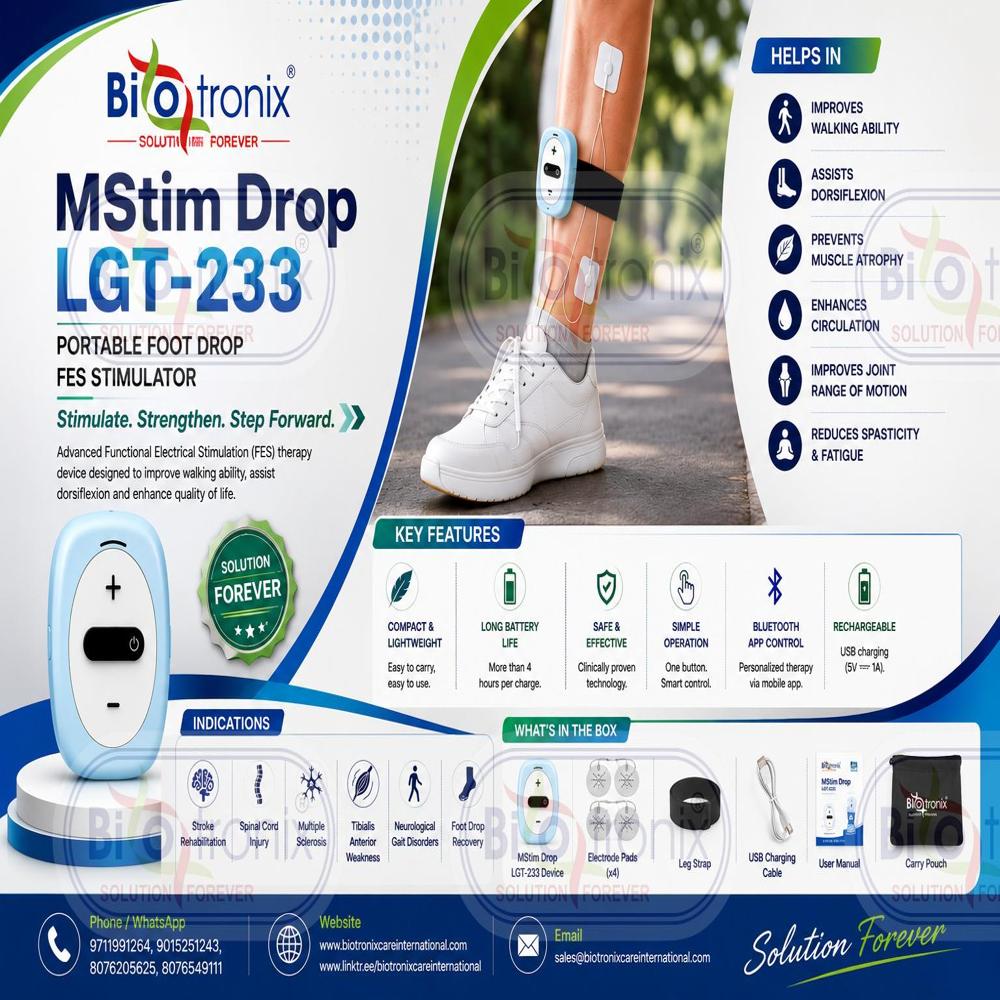 Foot Drop Therapy Equipment for Balance and Walking Recovery