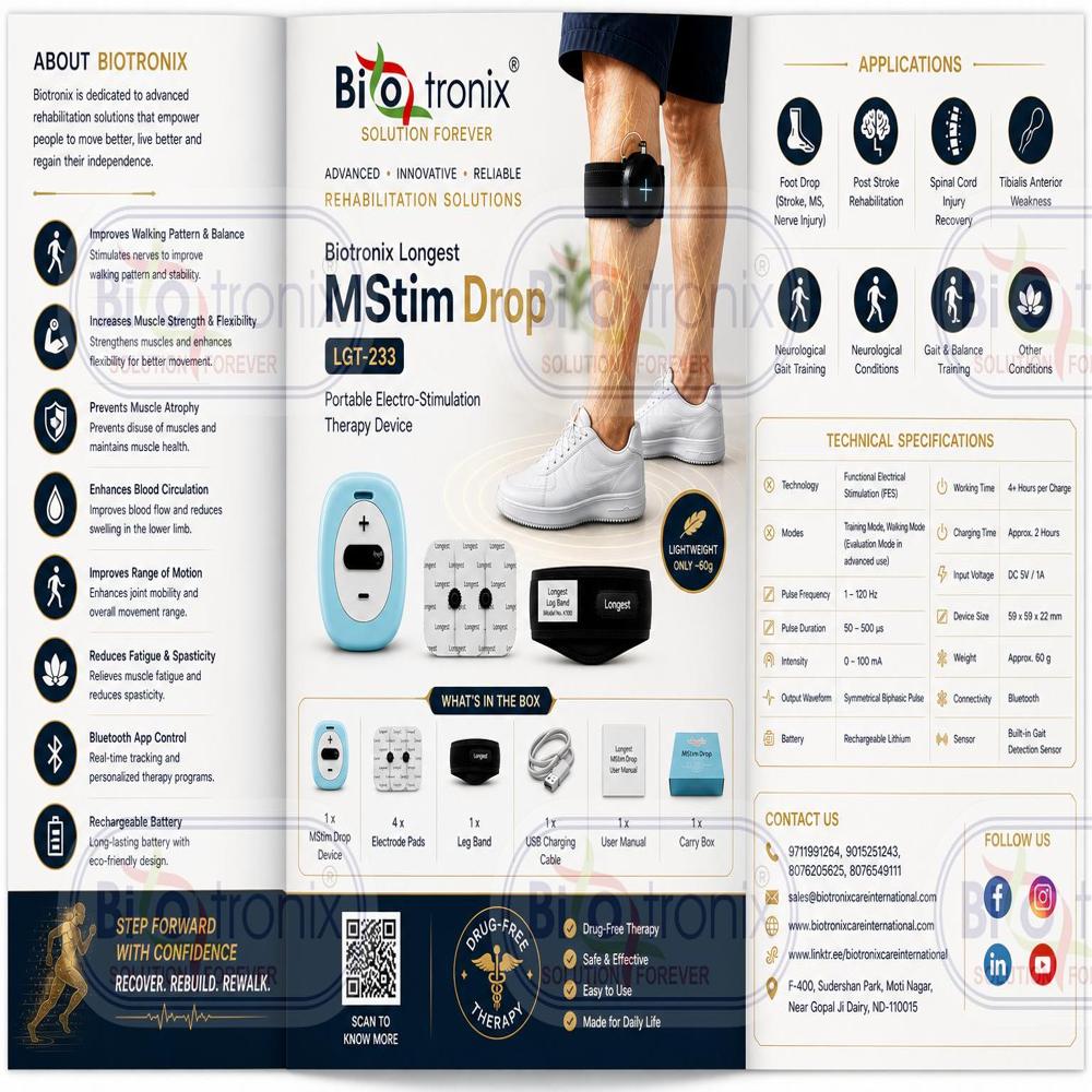 Foot Drop Therapy Equipment for Balance and Walking Recovery