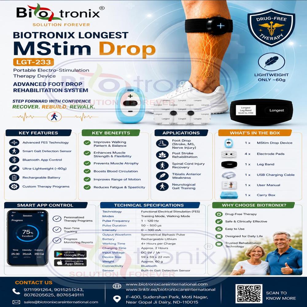 Foot Drop Therapy Equipment for Balance and Walking Recovery