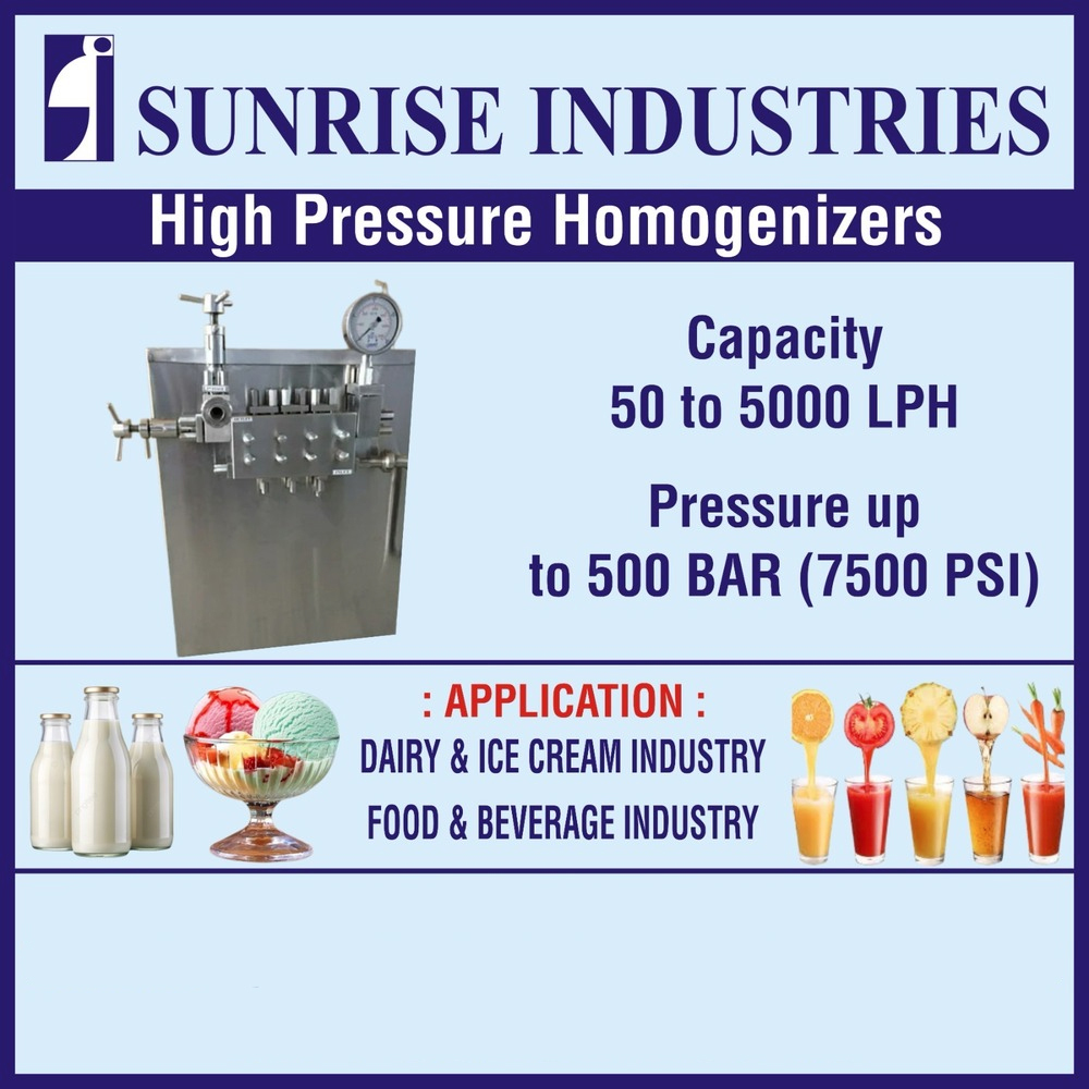 Soya Milk Homogeniser
