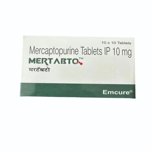 Mertabto Mercaptopurine 10mg Tablet, Blood Cancer (Leukemia) Treatment Medicine - Dosage Form: Tablet