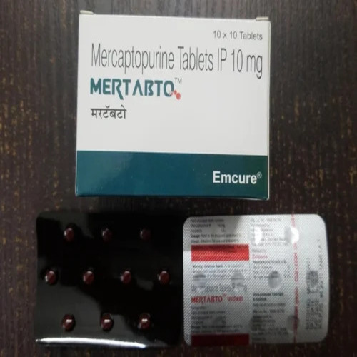 Mertabto Mercaptopurine 10mg Tablet, Blood Cancer (Leukemia) Treatment Medicine - Dosage Form: Tablet