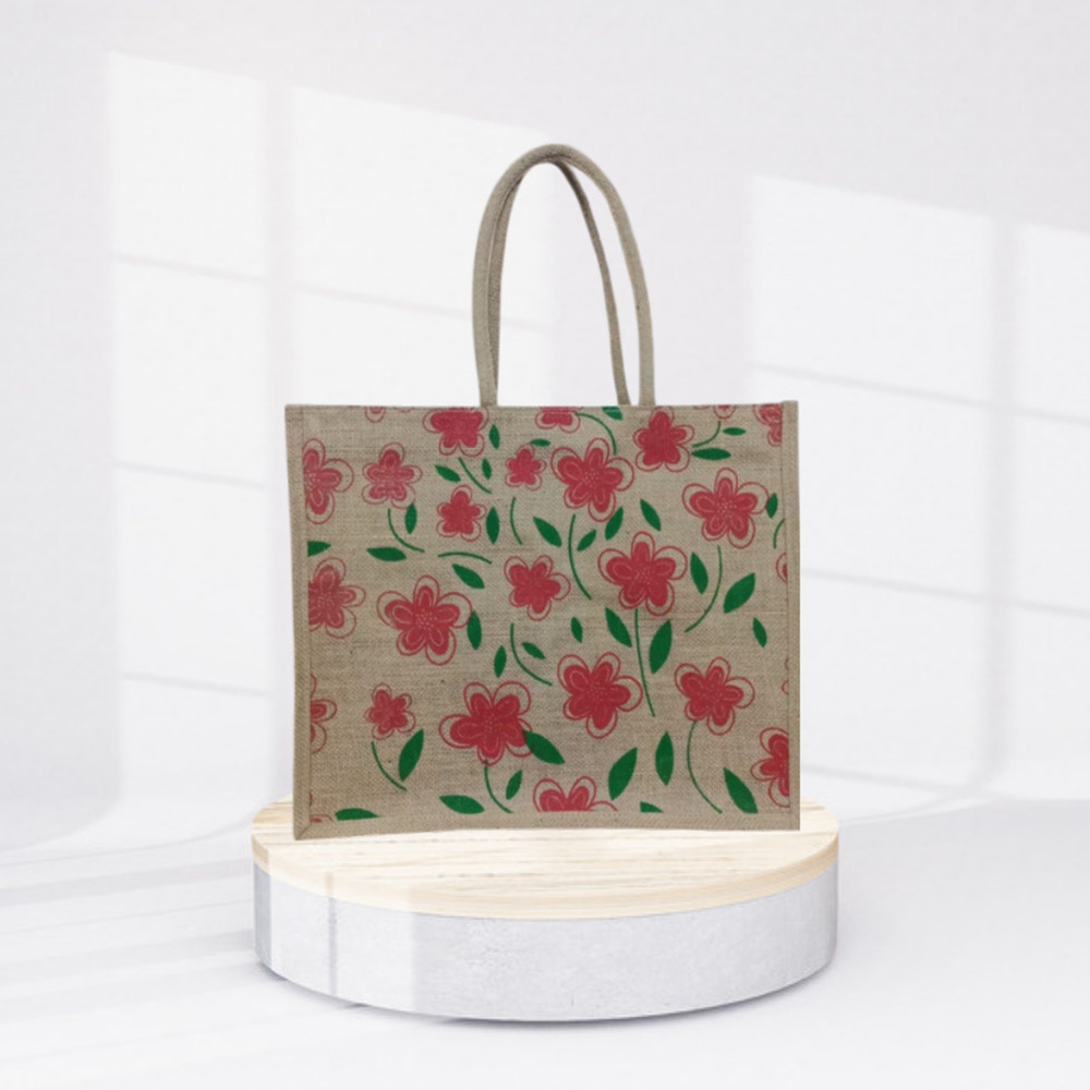 NATURAL JUTE BAG 15x18x5