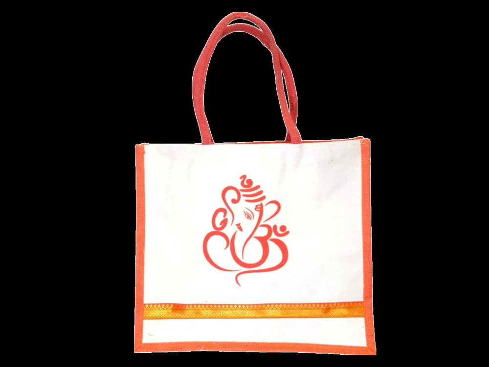 14x15.5x5 COLOUR JUTE BAG