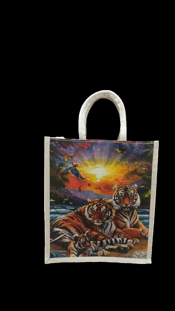 12x13.5x5 DIGITAL PRINT CANVAS BAG