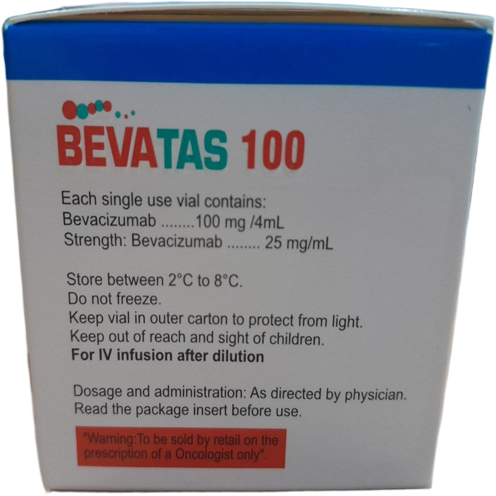 Bevatas 100mg - Bevacizumab Injection