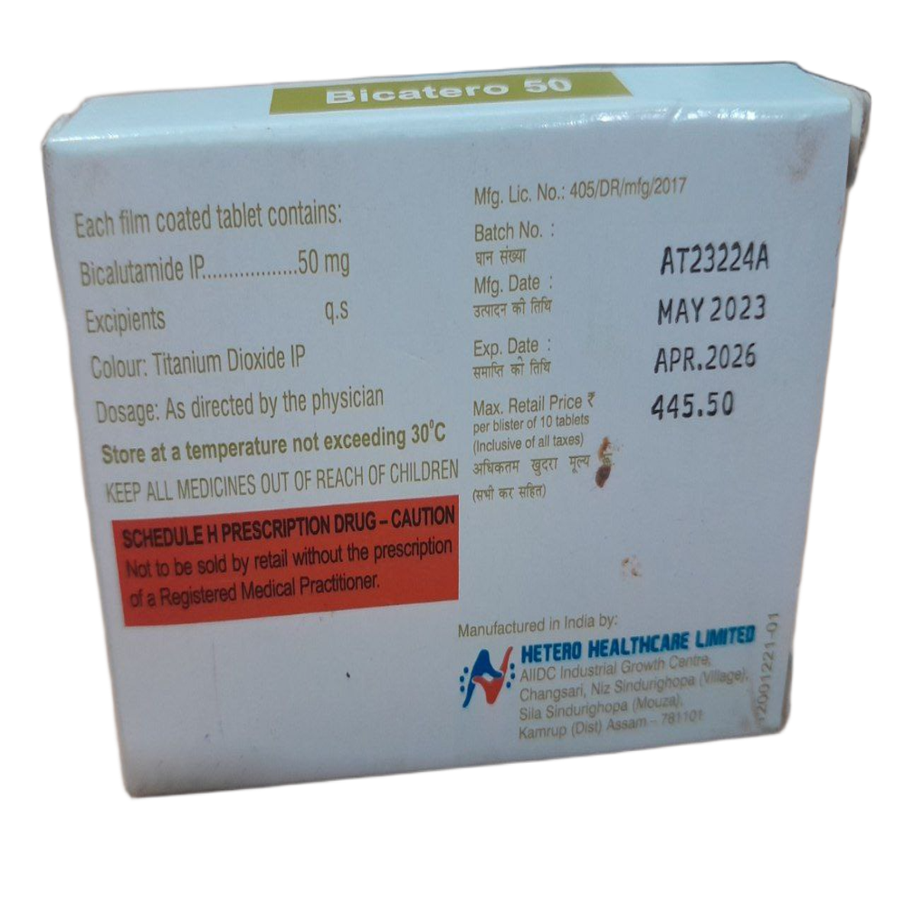 Bicatero 50mg - Bicalutamide Tablets