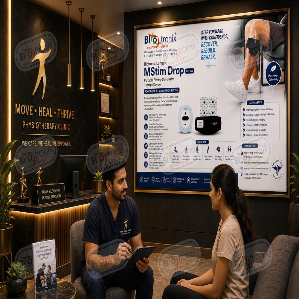 Foot Drop Muscle Rehabilitation Machine for Physiotherapy Use