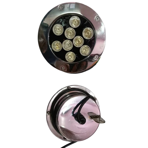 27W U Clamp With Top Fountain Light - Color: Silver Body