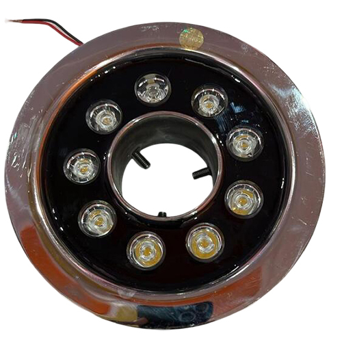 Screw Type Nozzle Mounted Fountain Light - Color: Cool White / Rgb