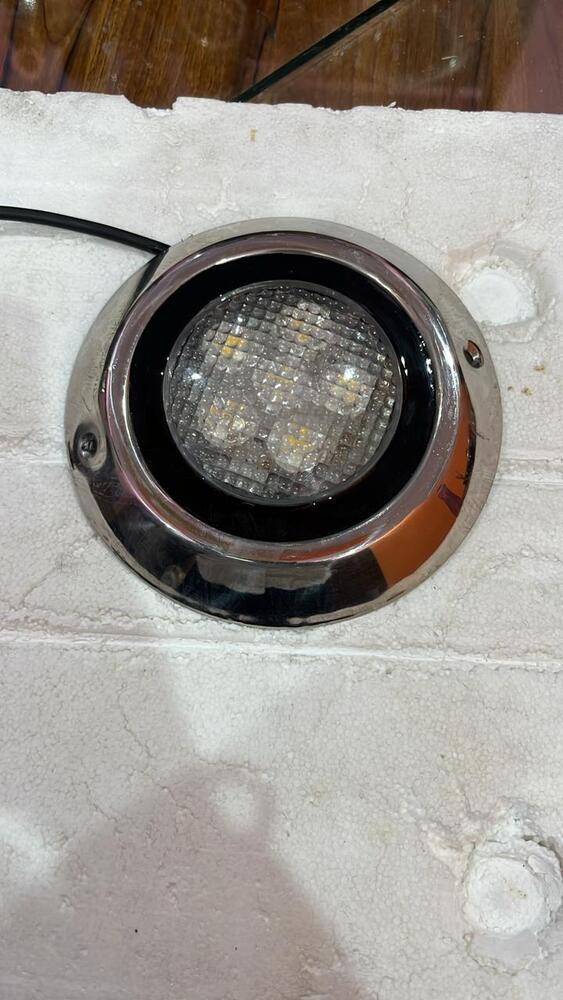 7 inch 18 watt pool light front glass And steel Fountain light