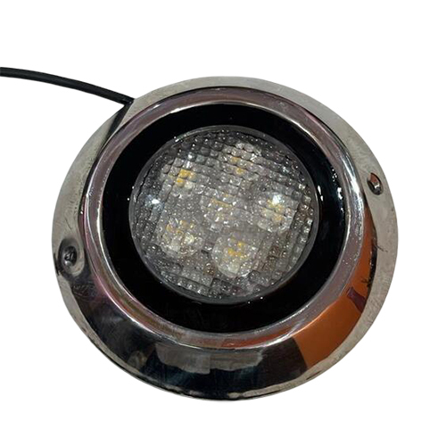 Pool Light Front Glass And Steel Fountain Light - Color: Warm White