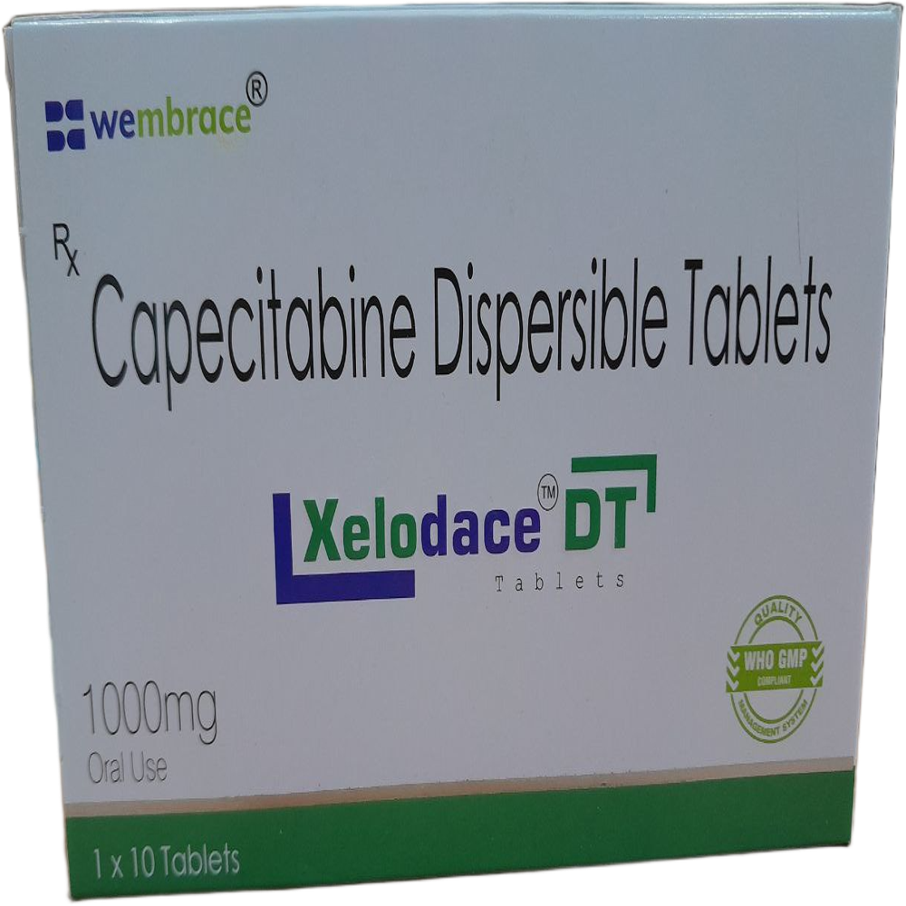 Xelodace Dt 1000mg - Capecitabine Dispersible Tablets