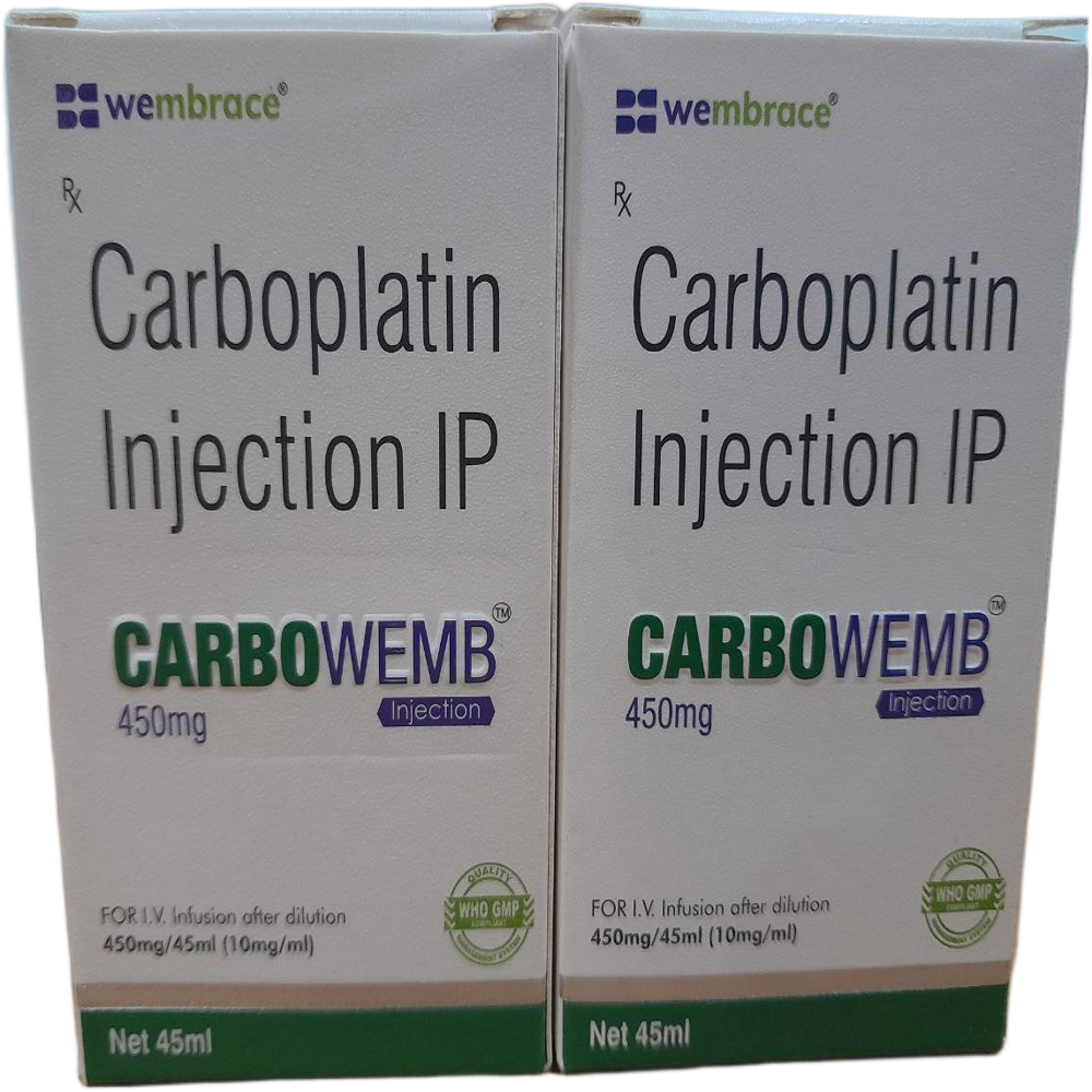 Carbowemb 450mg - Carboplatin Injection