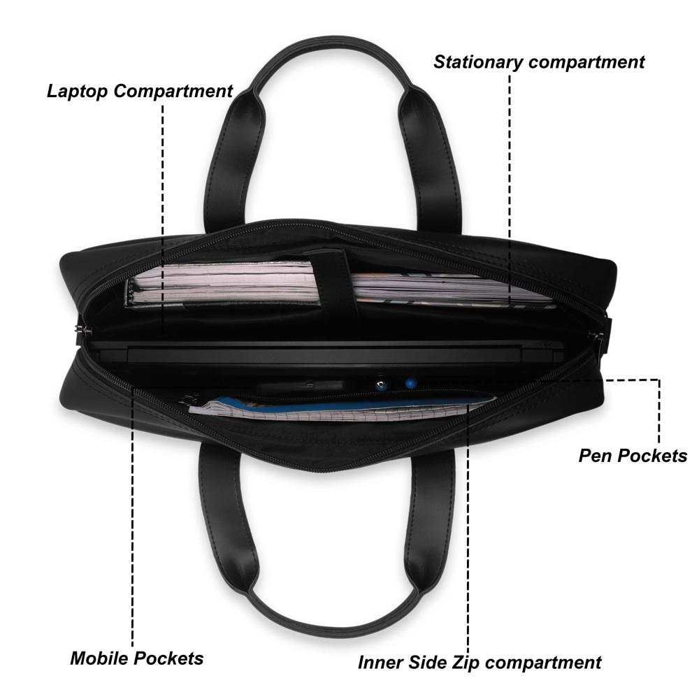 KORI Midnight Executive Slim Laptop Brief(002)