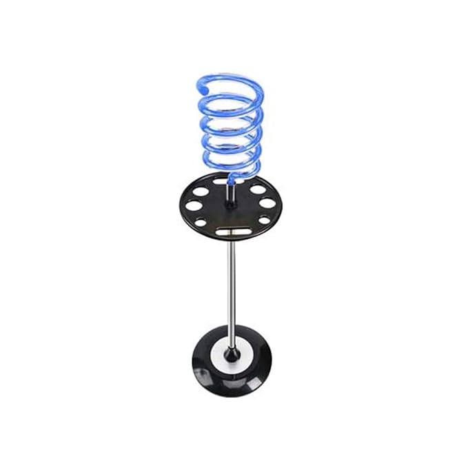 SALON HAIR DRYER STAND WITH HAIR BRUSH HOLDER