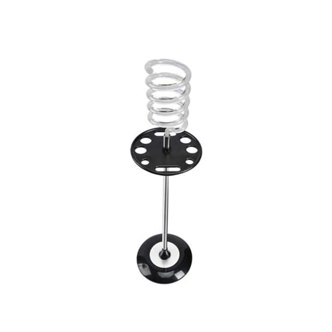 SALON HAIR DRYER STAND WITH HAIR BRUSH HOLDER