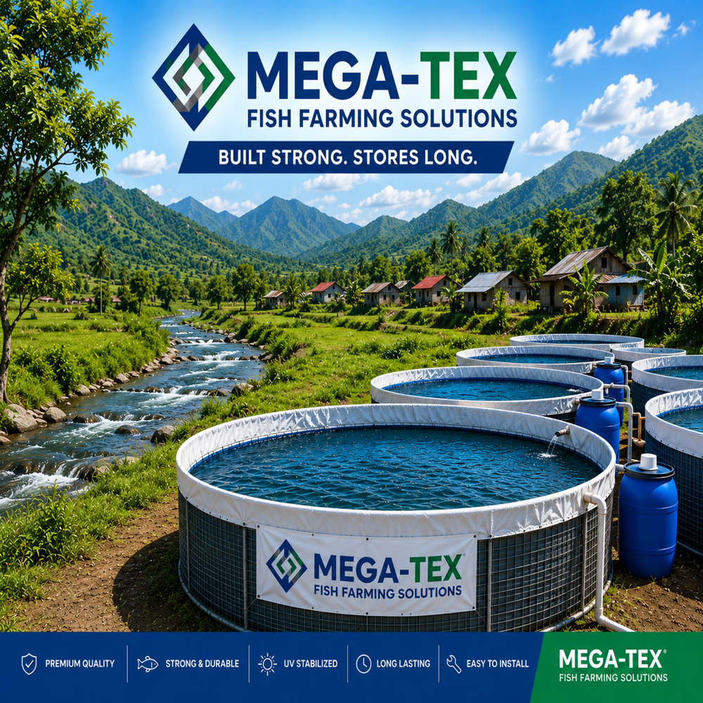 PVC 650 GSM ROUND BIOFLOC FISH FARMING TANK  Daimeter 6 Mtr X 1.45 Mtr Height