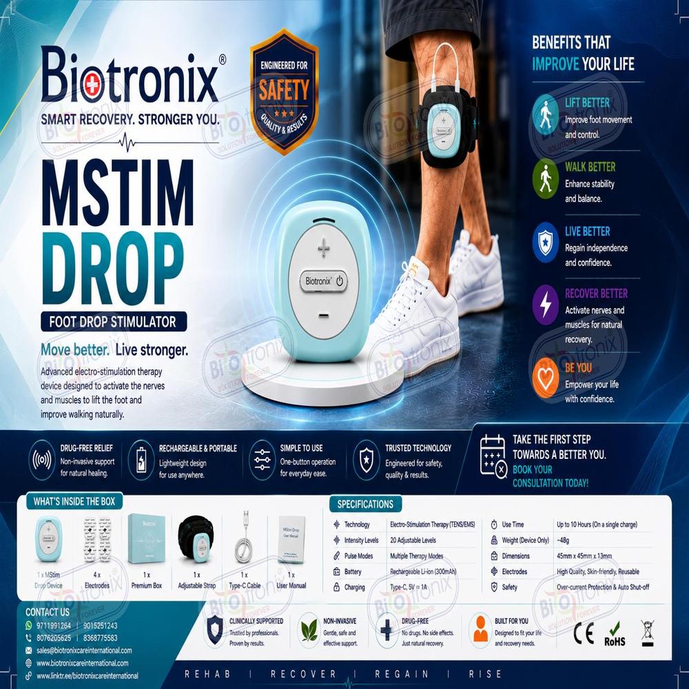 Advanced Foot Lift Stimulation Device for Neuro Rehabilitation