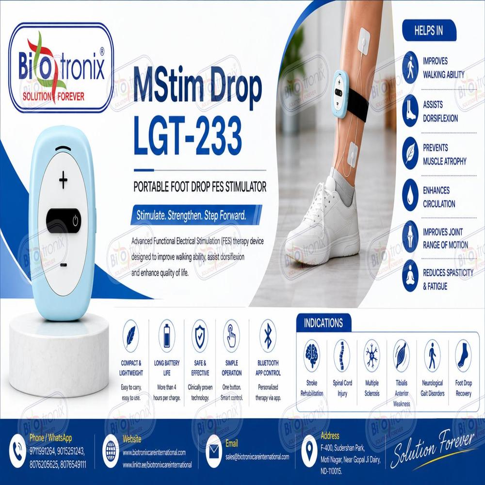Advanced Foot Lift Stimulation Device for Neuro Rehabilitation