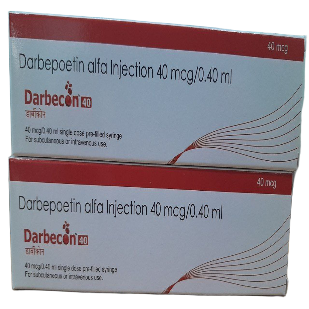 Darbecon 40Mcg - Darbepoetin Alfa Injection - Origin: India