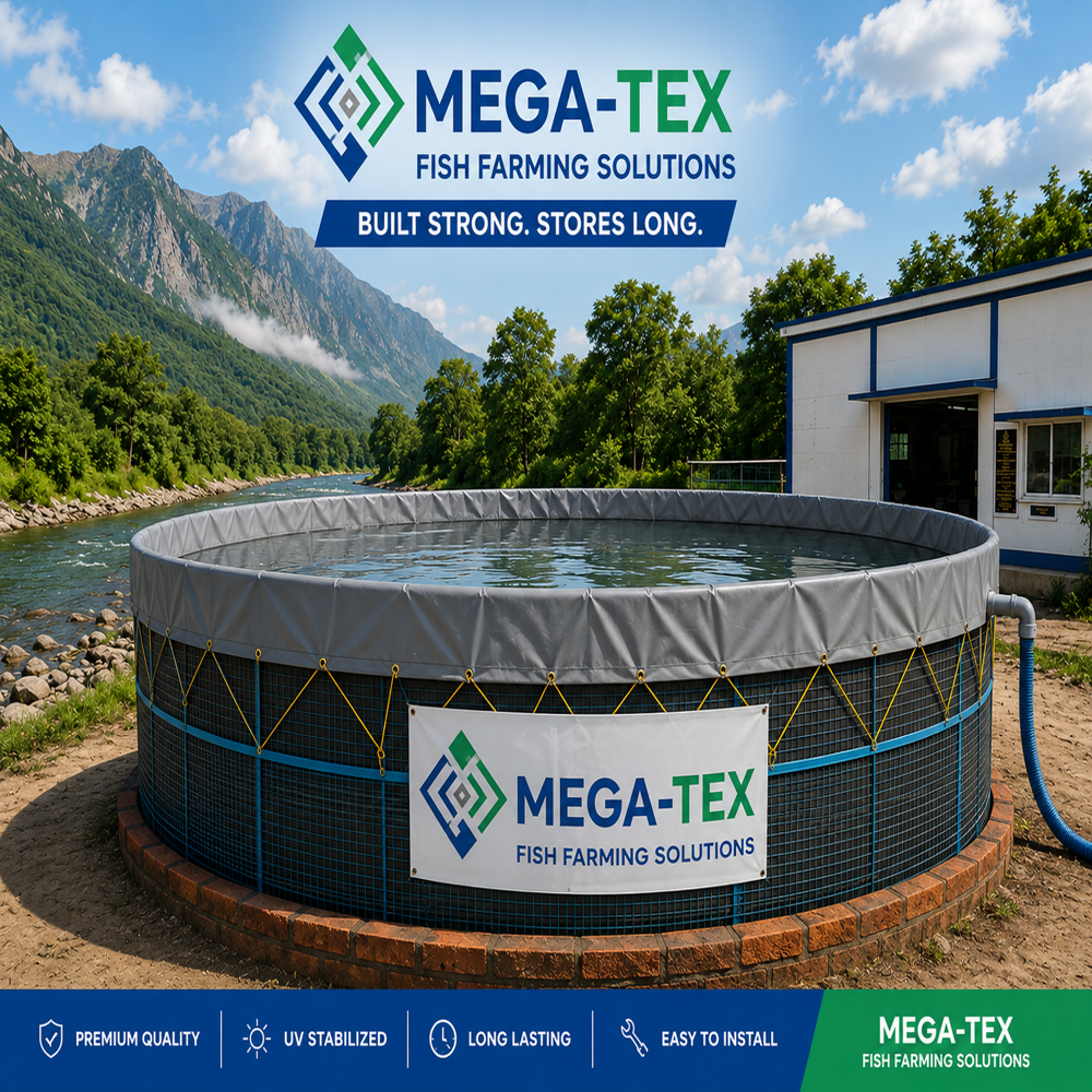 HDPE 500 MICRON FISH FARMING TANK  Diameter 6 Mtr X 1.45 Mtr Height