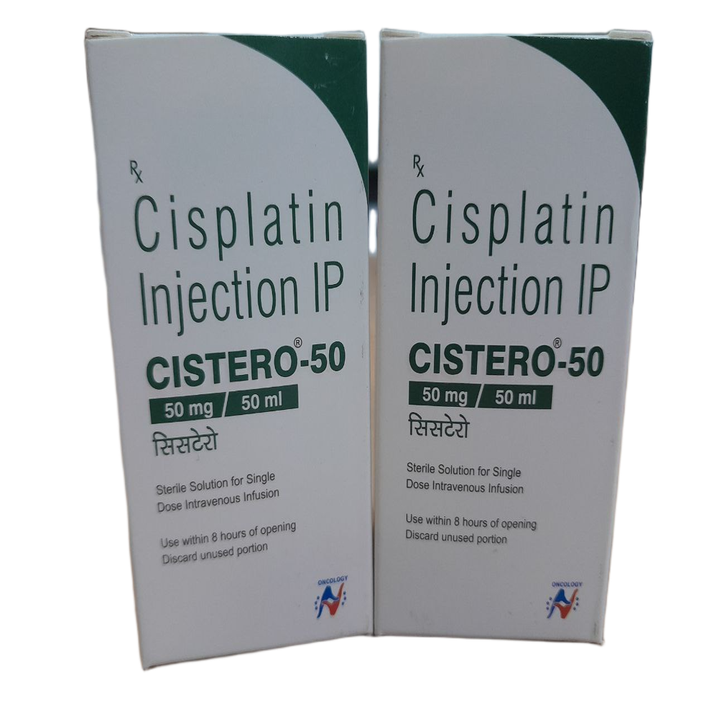 Cistero 50Mg - Cisplatin Injection - Origin: India