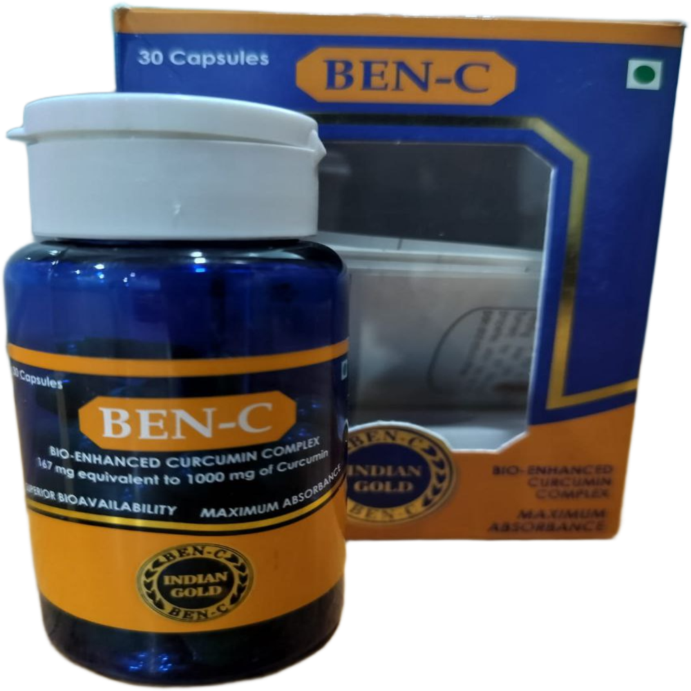 Ben-c 167/1000mg - Curcumin Capsules - Origin: India