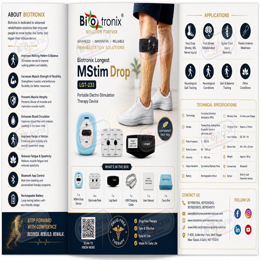 Advanced Foot Drop Recovery System