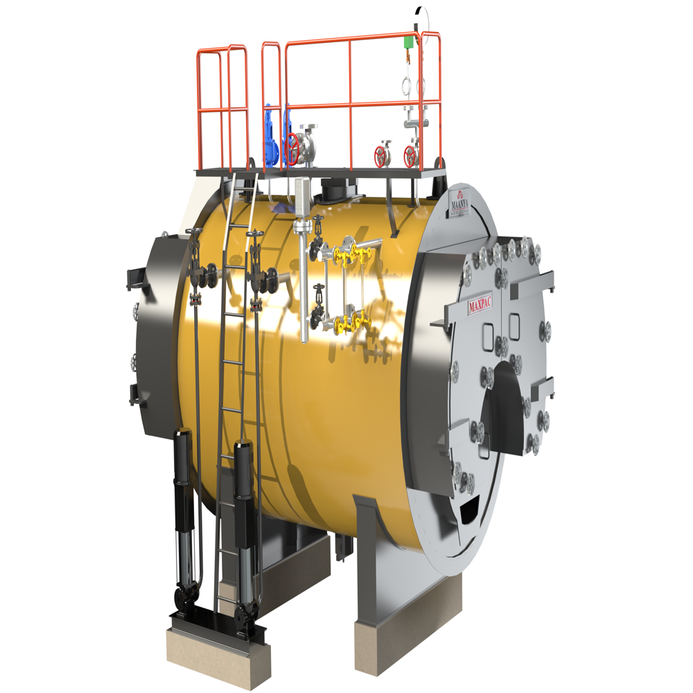 Maxpac Boiler - Capacity: 300 Kg/hr - 2000 Kg/hr Kg/hr