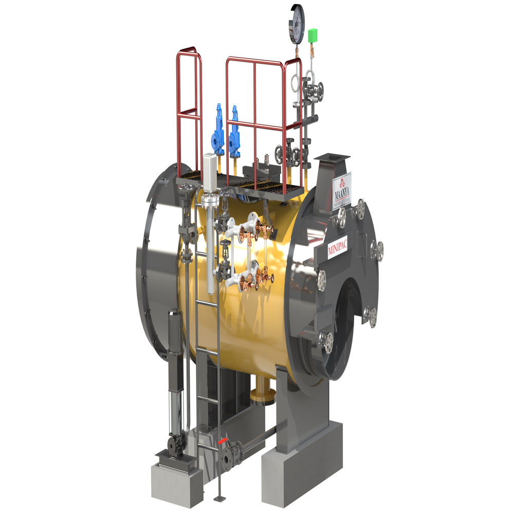 Minipac Boiler - Capacity: 50 Kg/hr To 850 Kg/hr Kg/hr