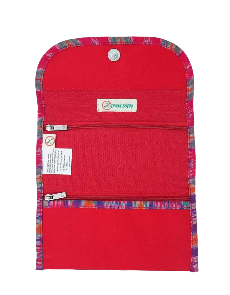 Crimson Bloom Wallet