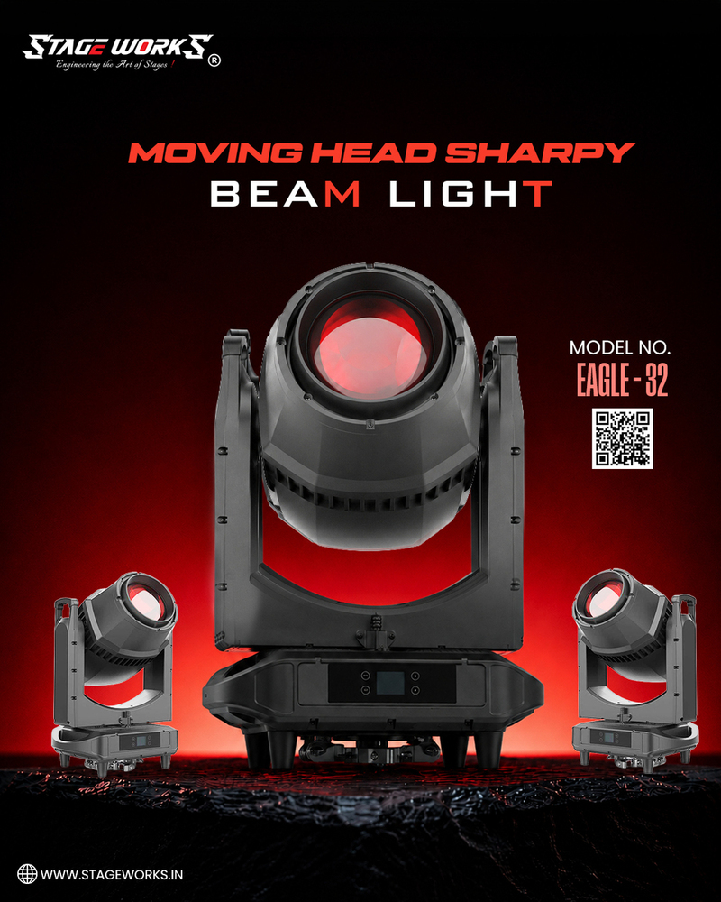 Auditorium SW Mini 230W Moving Head Beam Light
