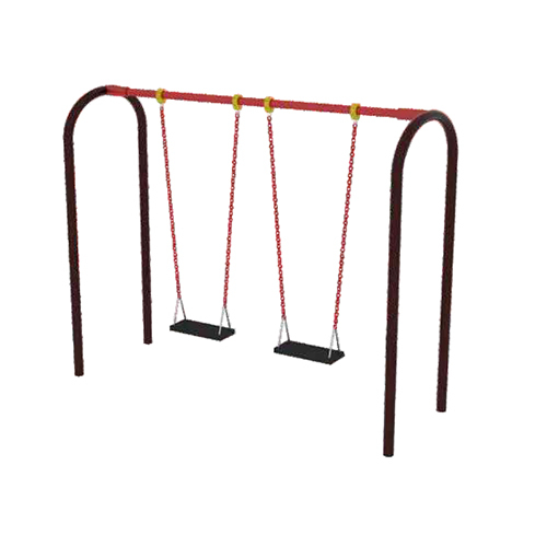 KPSW 10 Swing - MS Steel & Polymer, 2900x1800x2100 mm, Multicolor | Corrosion Resistant, Safety Chain, Powder Coated Finish