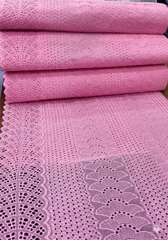 Pink Swiss Cotton Volie Fabric