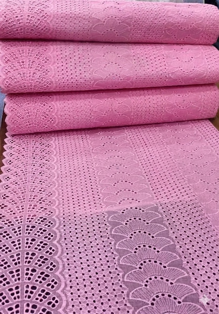Baby Pink Swiss Cotton Volie Fabric