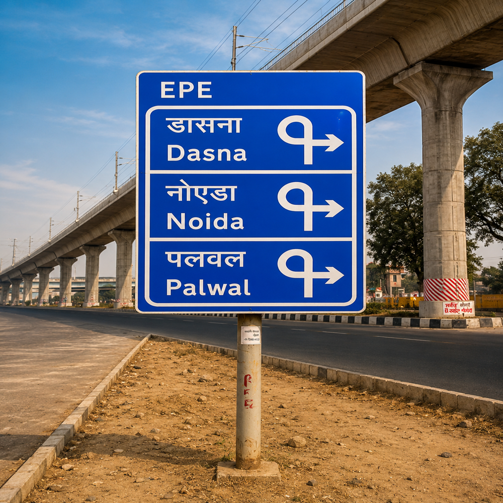 Advance Direction Sign Board