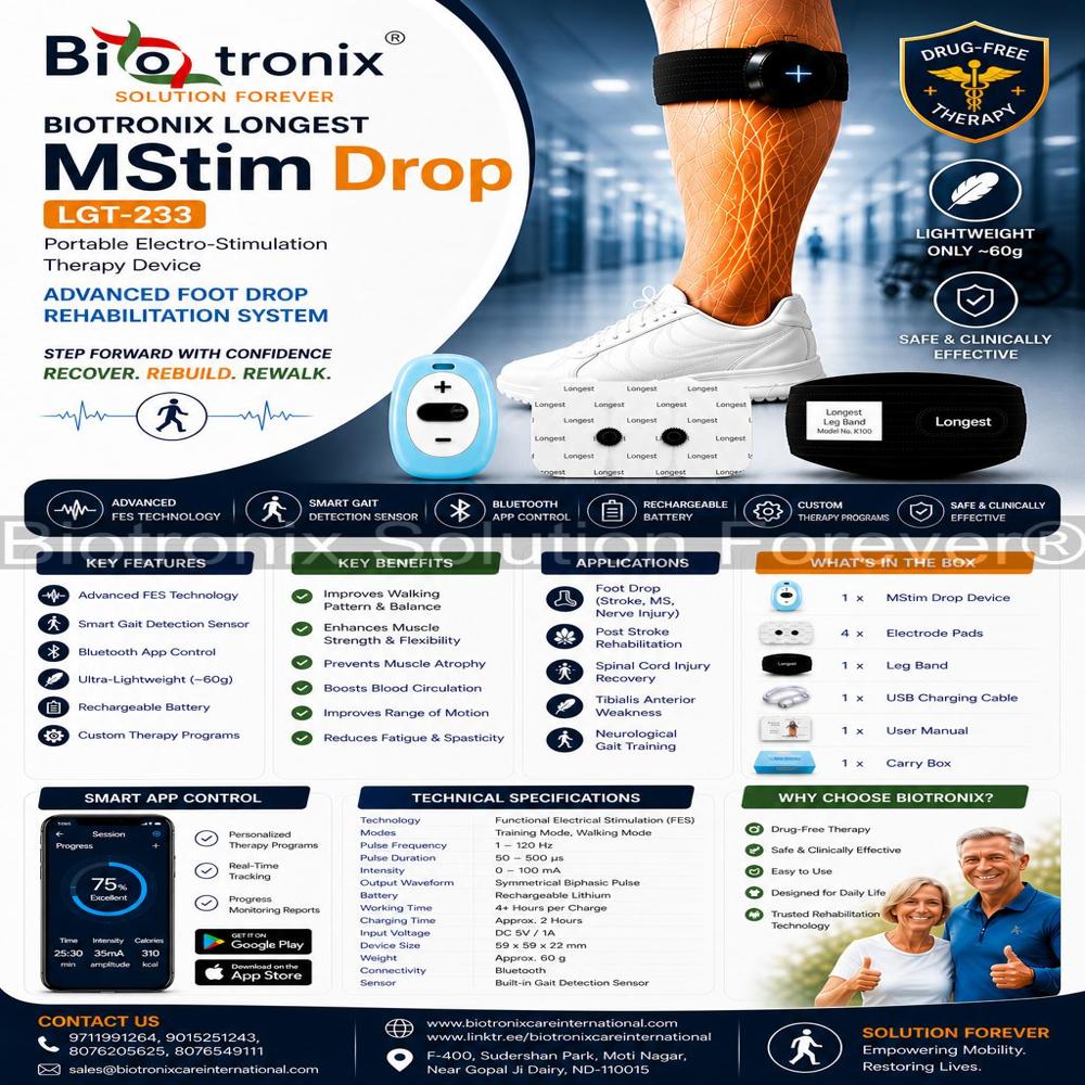 Foot Drop Rehabilitation Equipment for Neurological Disorders